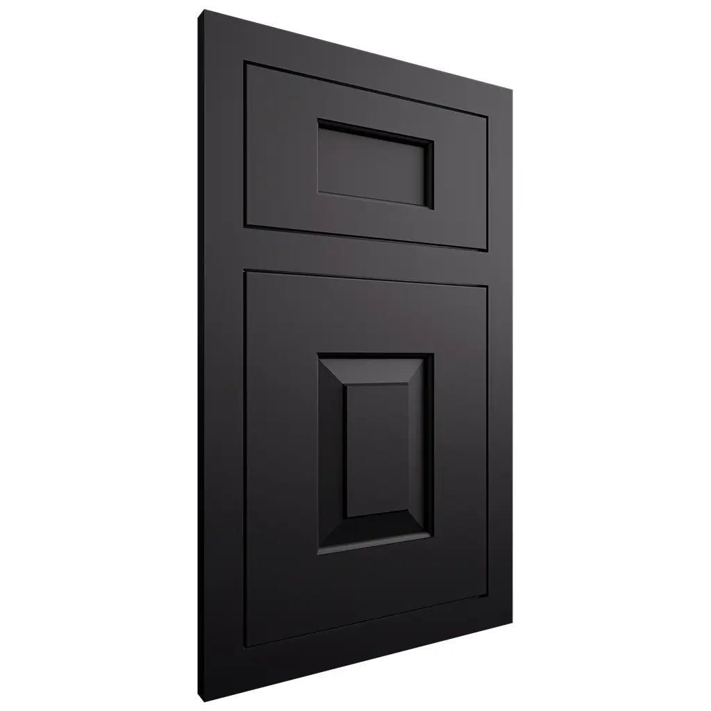 Shiloh Cabinetry Flush Inset Hamlin Paintable Black Door