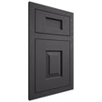 Shiloh Cabinetry Flush Inset Hamlin Poplar Plain Cut Cadet Door
