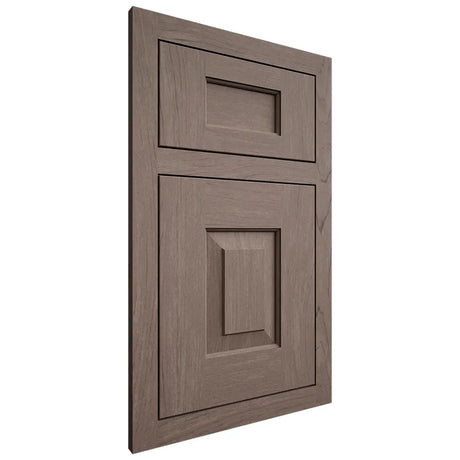 Shiloh Cabinetry Flush Inset Hamlin Poplar Plain Cut River Rock Door