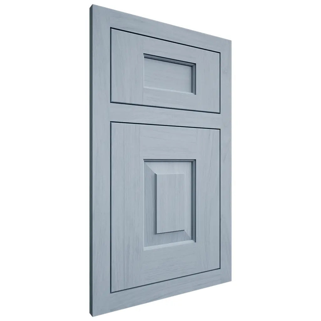 Shiloh Cabinetry Flush Inset Hamlin Poplar Plain Cut Sky Door