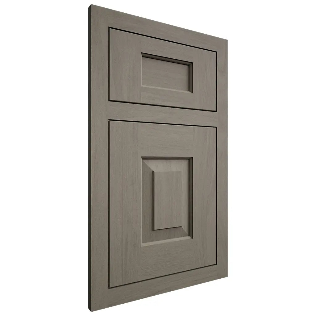 Shiloh Cabinetry Flush Inset Hamlin Poplar Plain Cut Thyme Door