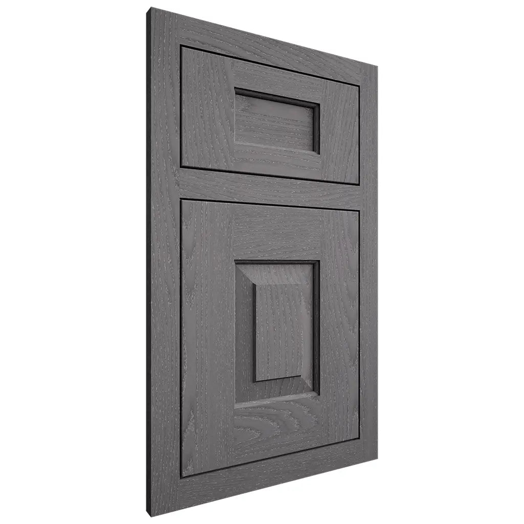 Shiloh Cabinetry Flush Inset Hamlin Red Oak Plain Cut Cadet Door