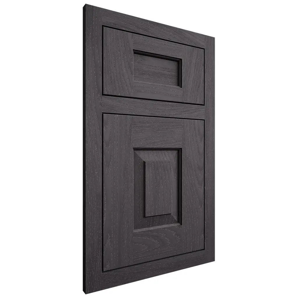 Shiloh Cabinetry Flush Inset Hamlin Red Oak Plain Cut Harbor Door