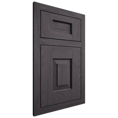 Shiloh Cabinetry Flush Inset Hamlin Red Oak Plain Cut Harbor Door