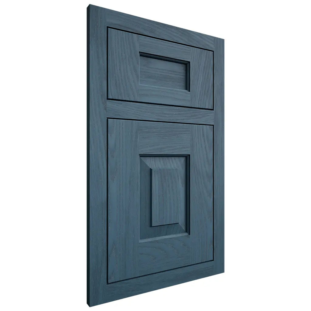 Shiloh Cabinetry Flush Inset Hamlin Red Oak Plain Cut Hudson Door