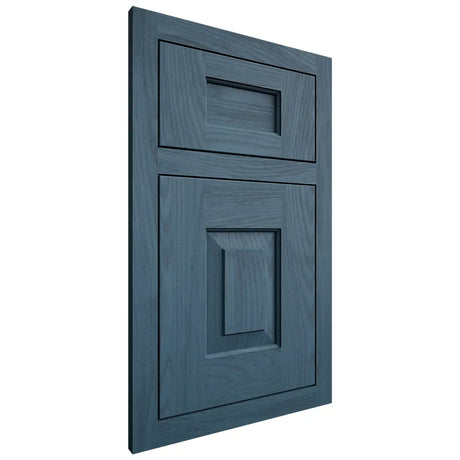 Shiloh Cabinetry Flush Inset Hamlin Red Oak Plain Cut Hudson Door