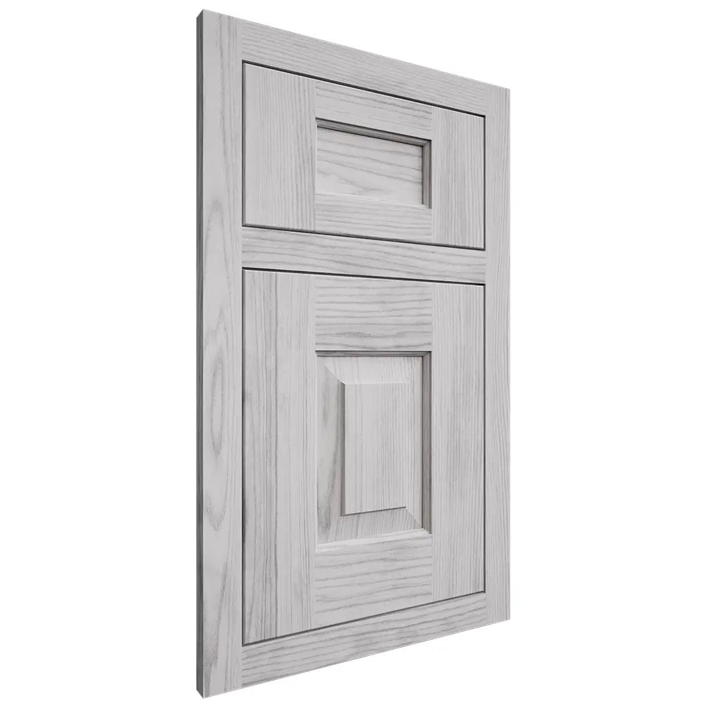 Shiloh Cabinetry Flush Inset Hamlin Walnut Plain Cut Stratus Door