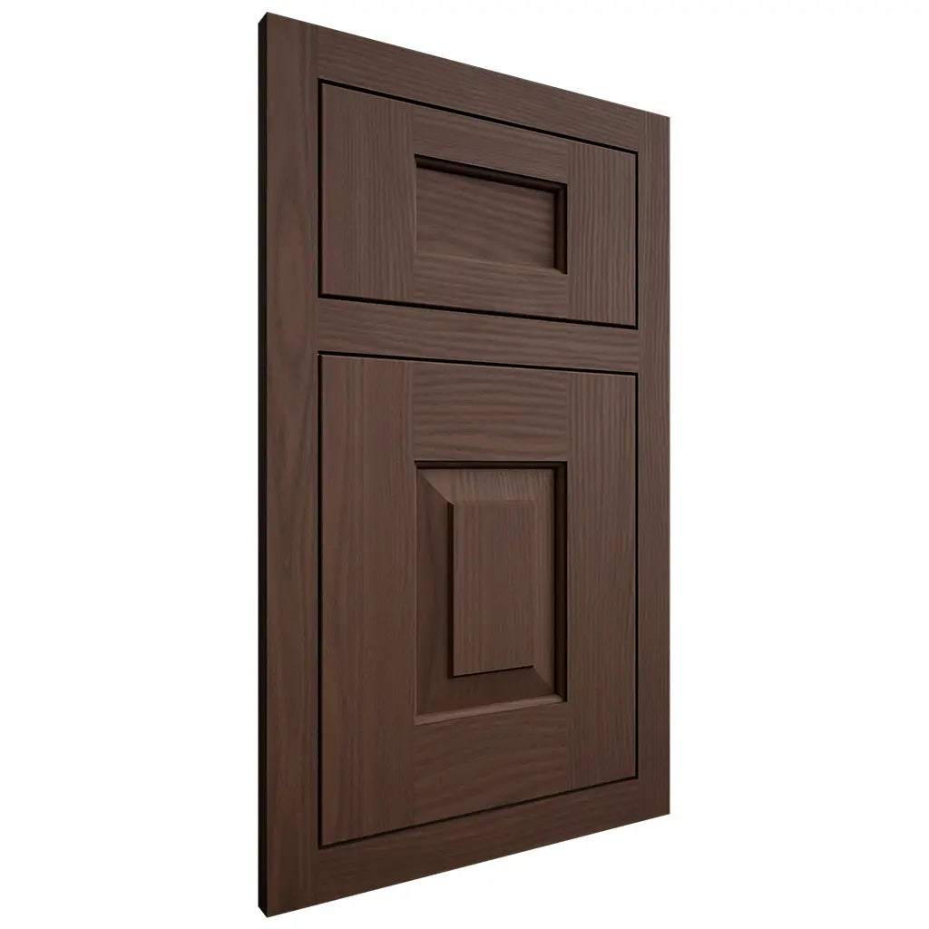 Shiloh Cabinetry Flush Inset Hamlin White Oak Plain Cut Braun Door