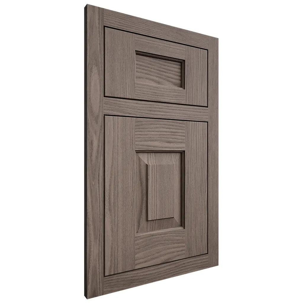 Shiloh Cabinetry Flush Inset Hamlin White Oak Plain Cut Clay Door