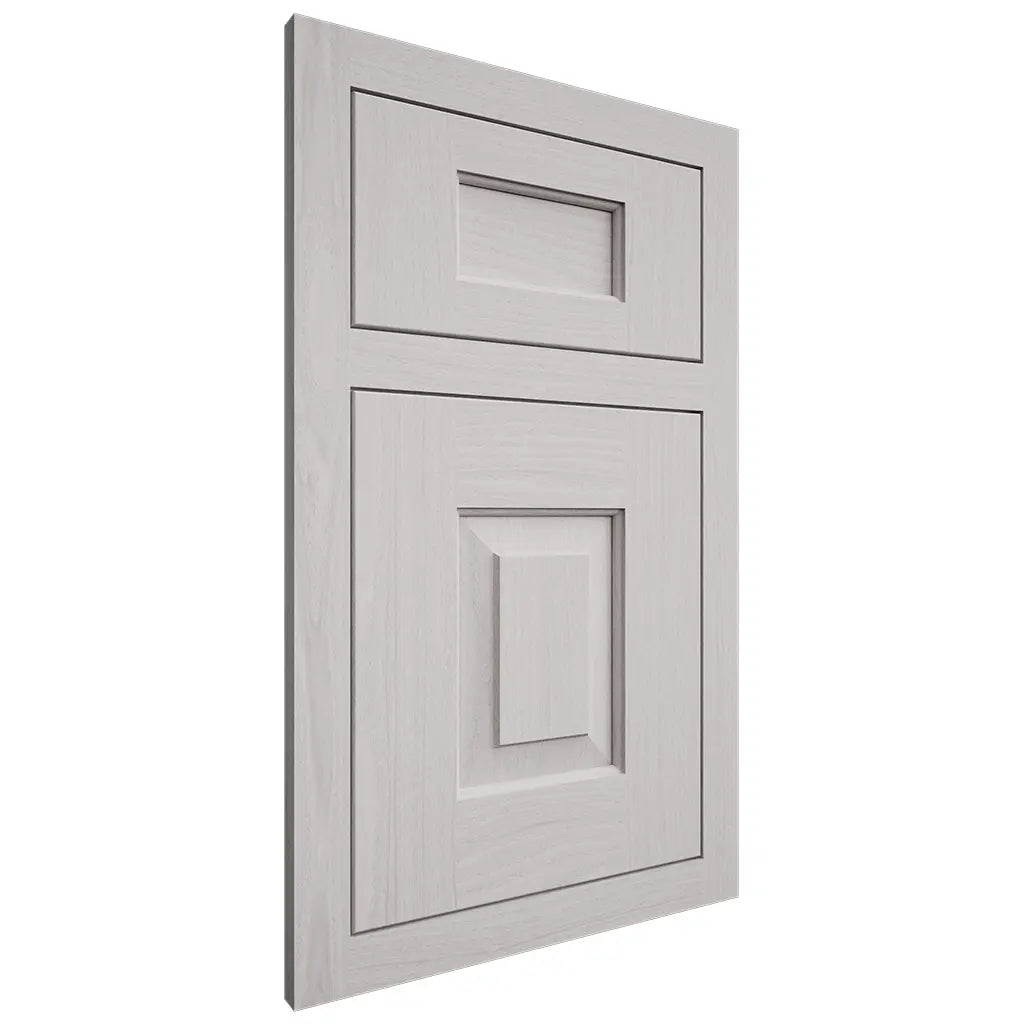 Shiloh Cabinetry Flush Inset Hamlin White Oak Plain Cut Cotton Door