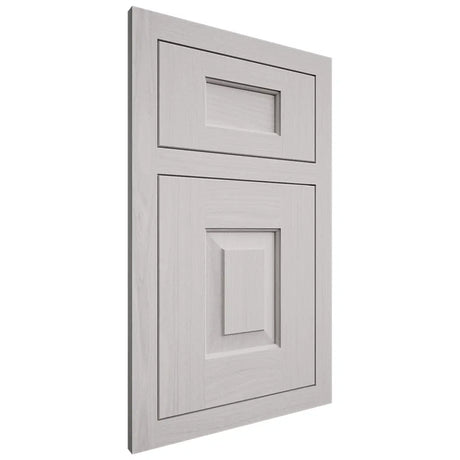Shiloh Cabinetry Flush Inset Hamlin White Oak Plain Cut Cotton Door