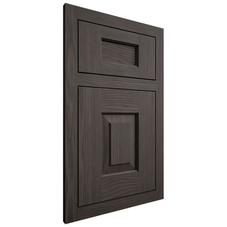 Shiloh Cabinetry Flush Inset Hamlin White Oak Plain Cut Creekside Door