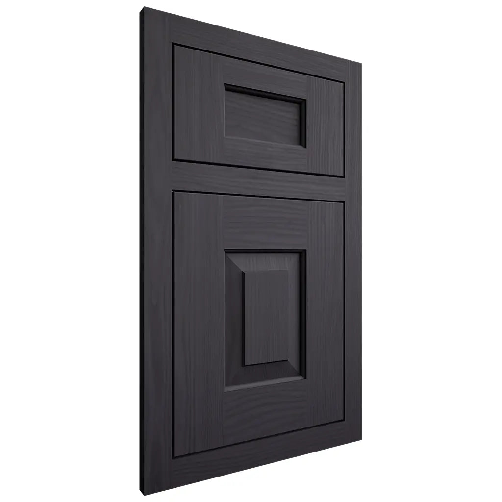 Shiloh Cabinetry Flush Inset Hamlin White Oak Plain Cut Harbor Door