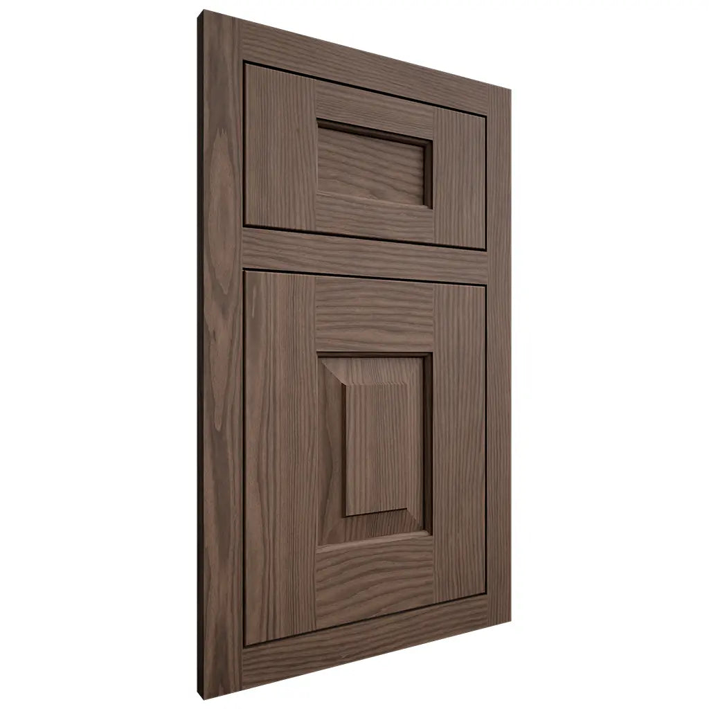 Shiloh Cabinetry Flush Inset Hamlin White Oak Plain Cut Mineral Door