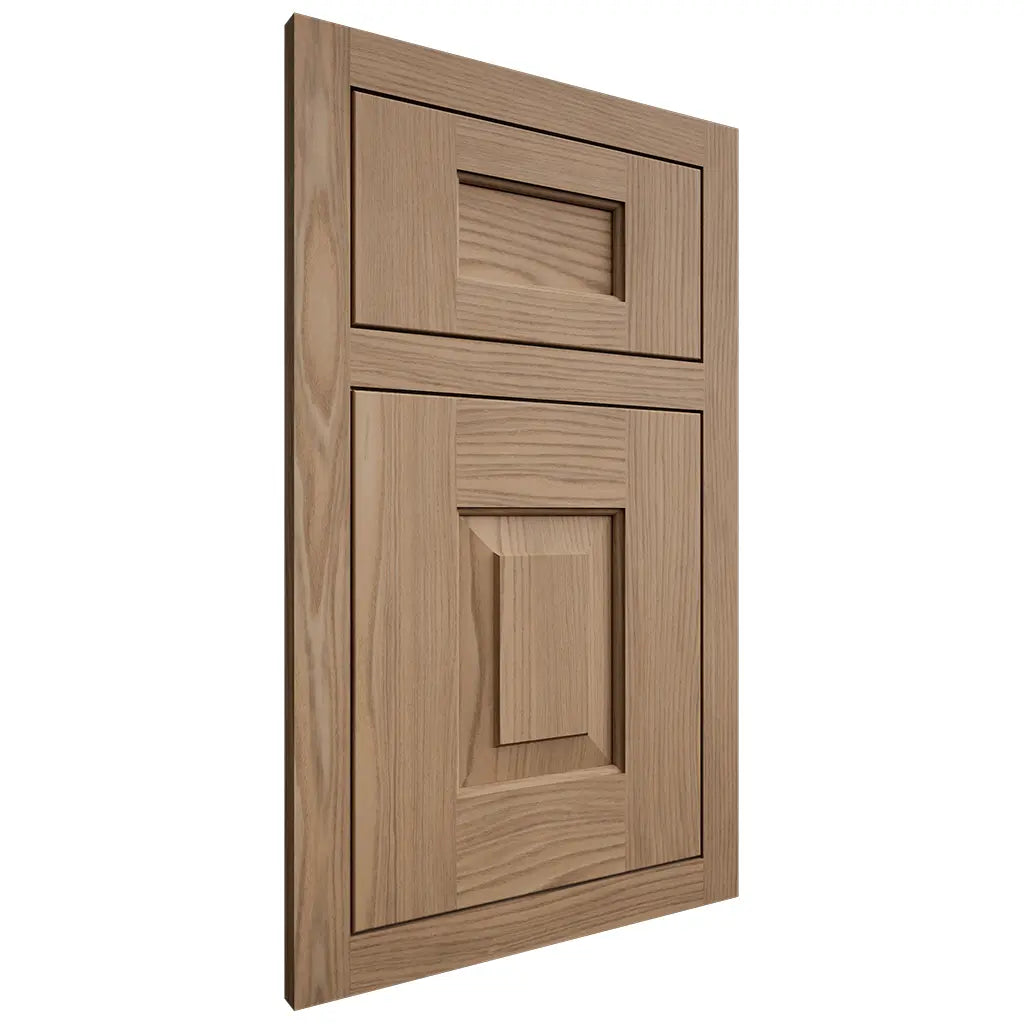 Shiloh Cabinetry Flush Inset Hamlin White Oak Plain Cut Natural Door