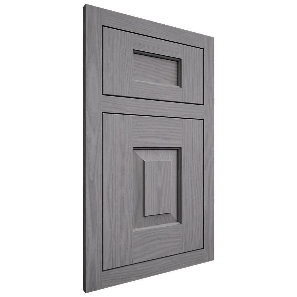 Shiloh Cabinetry Flush Inset Hamlin White Oak Plain Cut Sterling Door