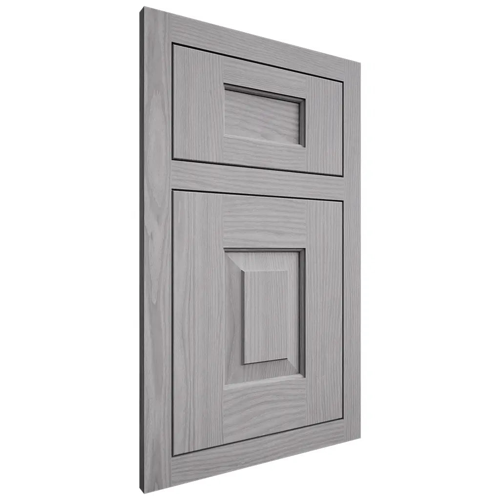 Shiloh Cabinetry Flush Inset Hamlin White Oak Plain Cut Stratus Door