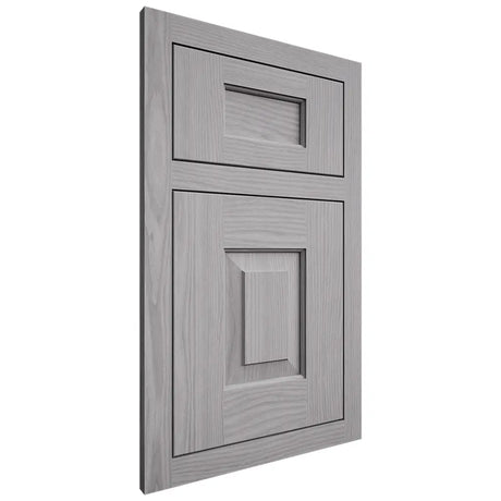 Shiloh Cabinetry Flush Inset Hamlin White Oak Plain Cut Stratus Door