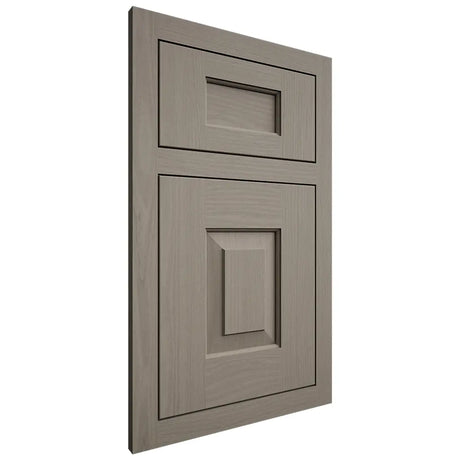 Shiloh Cabinetry Flush Inset Hamlin White Oak Plain Cut Thyme Door