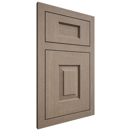 Shiloh Cabinetry Flush Inset Hamlin White Oak Quarter Sawn Almond Door
