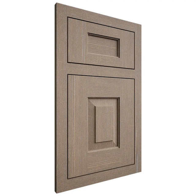 Shiloh Cabinetry Flush Inset Hamlin White Oak Quarter Sawn Almond Door