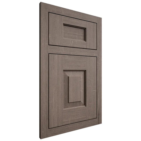 Shiloh Cabinetry Flush Inset Hamlin White Oak Quarter Sawn Clay Door