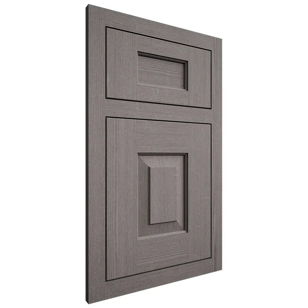 Shiloh Cabinetry Flush Inset Hamlin White Oak Quarter Sawn Flagstone Door