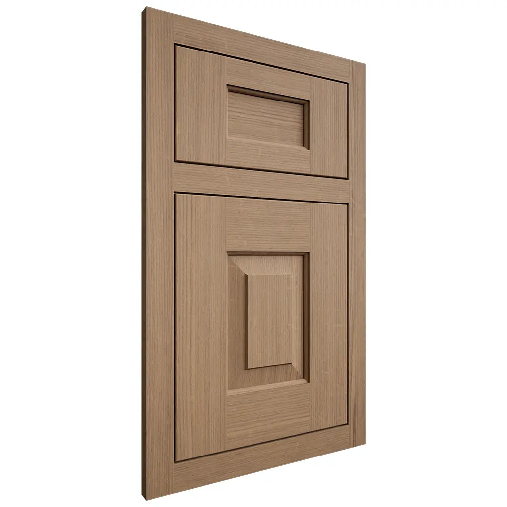 Shiloh Cabinetry Flush Inset Hamlin White Oak Quarter Sawn Natural Door