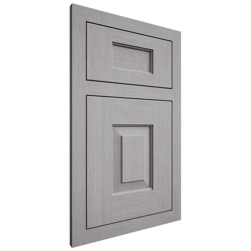 Shiloh Cabinetry Flush Inset Hamlin White Oak Quarter Sawn Stratus Door