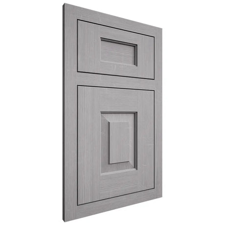 Shiloh Cabinetry Flush Inset Hamlin White Oak Quarter Sawn Stratus Door