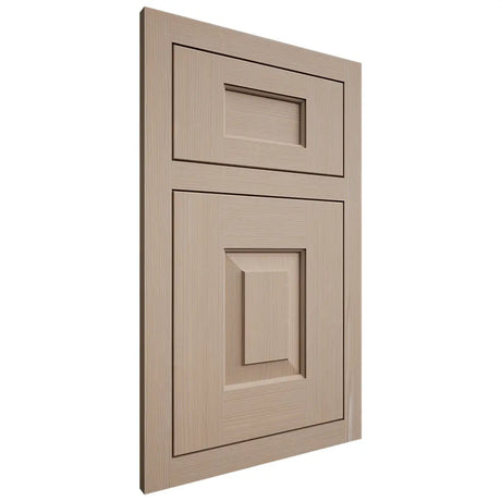 Shiloh Cabinetry Flush Inset Hamlin White Oak Quarter Sawn Straw Door