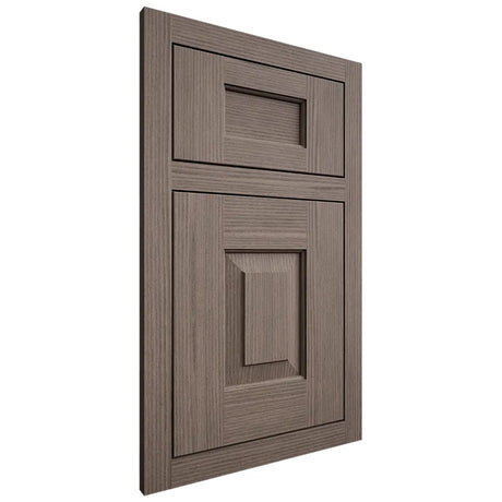 Shiloh Cabinetry Flush Inset Hamlin White Oak Rift Cut Clay Door
