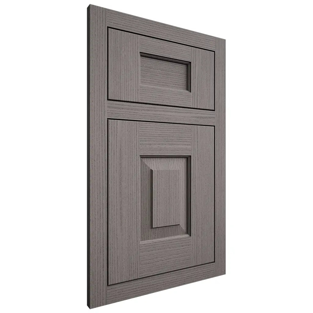Shiloh Cabinetry Flush Inset Hamlin White Oak Rift Cut Flagstone Door