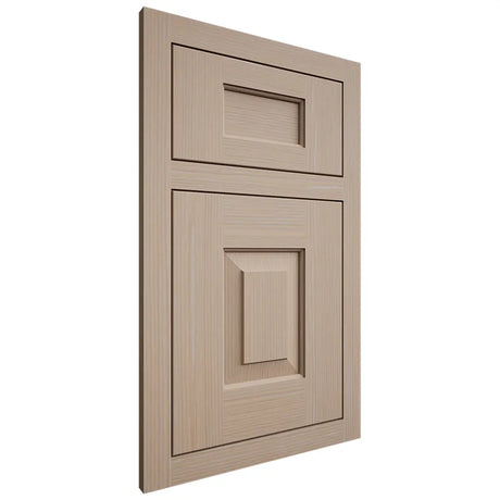 Shiloh Cabinetry Flush Inset Hamlin White Oak Rift Cut Straw Door