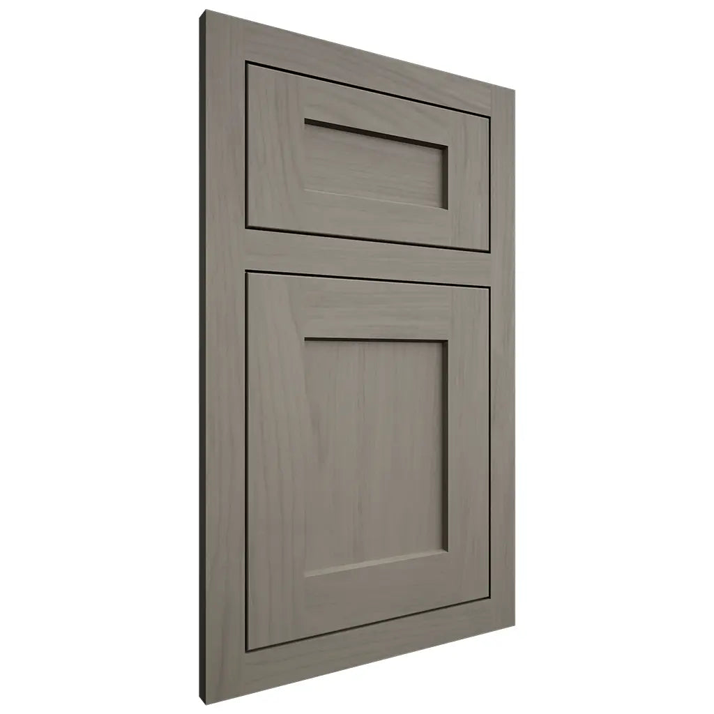 Shiloh Cabinetry Flush Inset Hanover Alder Plain Cut Thyme Door