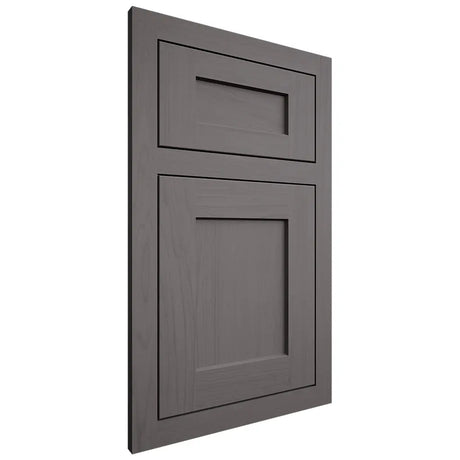 Shiloh Cabinetry Flush Inset Hanover Walnut Plain Cut Cadet Door