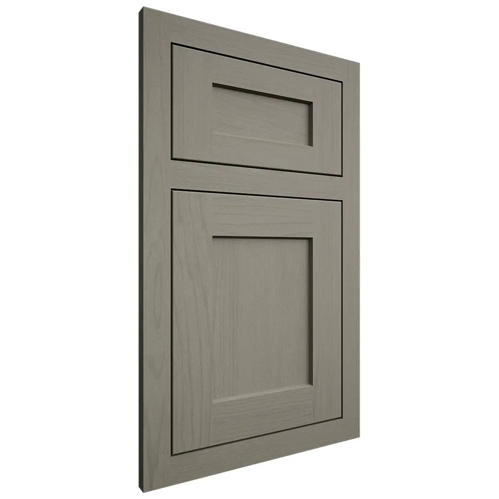 Shiloh Cabinetry Flush Inset Hanover Walnut Plain Cut Thyme Door