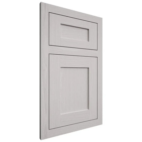 Shiloh Cabinetry Flush Inset Hanover White Oak Plain Cut Cotton Door