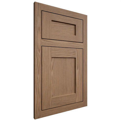 Shiloh Cabinetry Flush Inset Hanover White Oak Plain Cut Medium Door