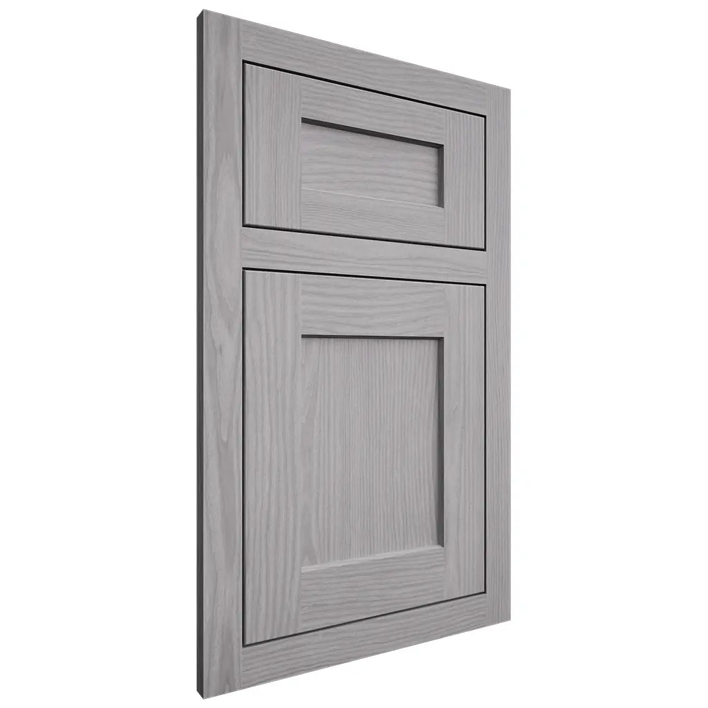 Shiloh Cabinetry Flush Inset Hanover White Oak Plain Cut Stratus Door