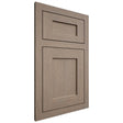 Shiloh Cabinetry Flush Inset Hanover White Oak Quarter Sawn Almond Door