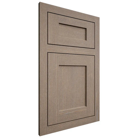 Shiloh Cabinetry Flush Inset Hanover White Oak Quarter Sawn Almond Door