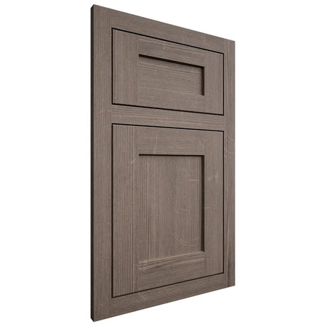 Shiloh Cabinetry Flush Inset Hanover White Oak Quarter Sawn Clay Door
