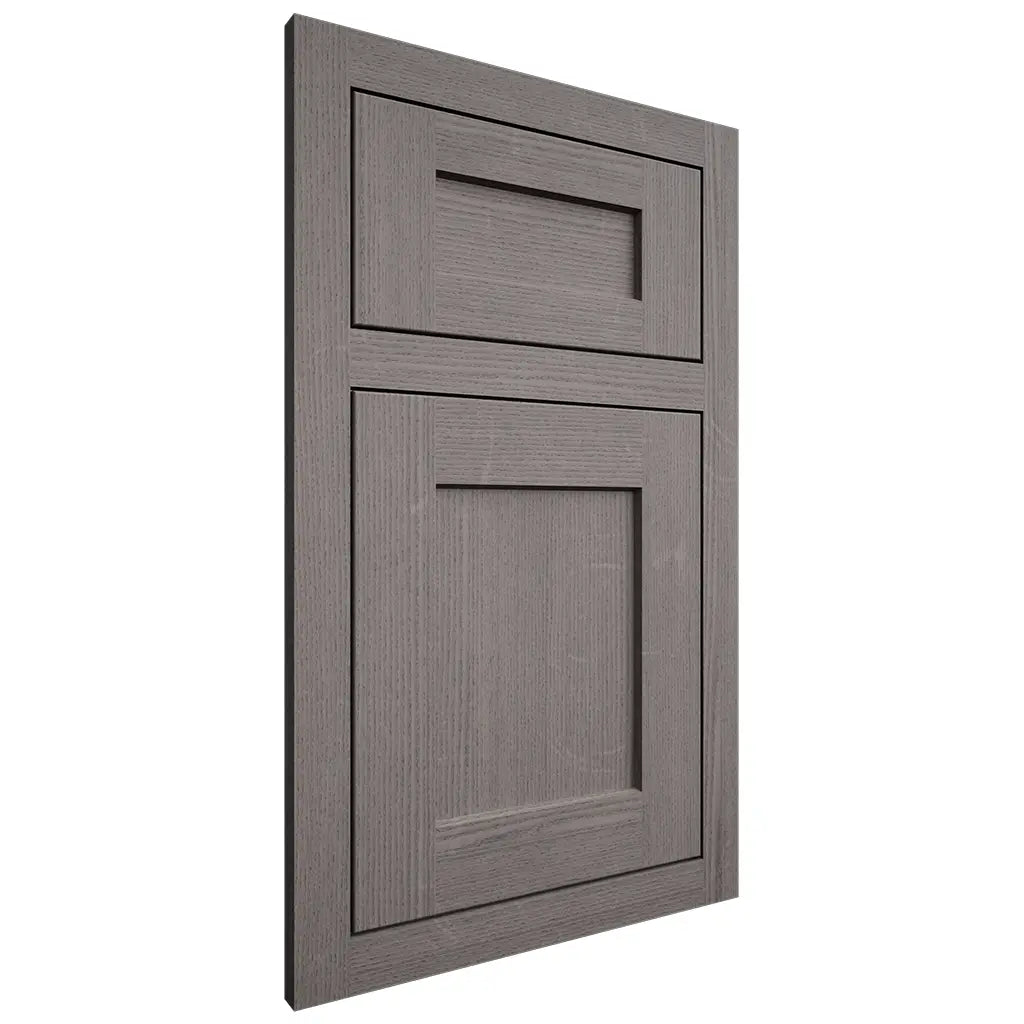 Shiloh Cabinetry Flush Inset Hanover White Oak Quarter Sawn Flagstone Door