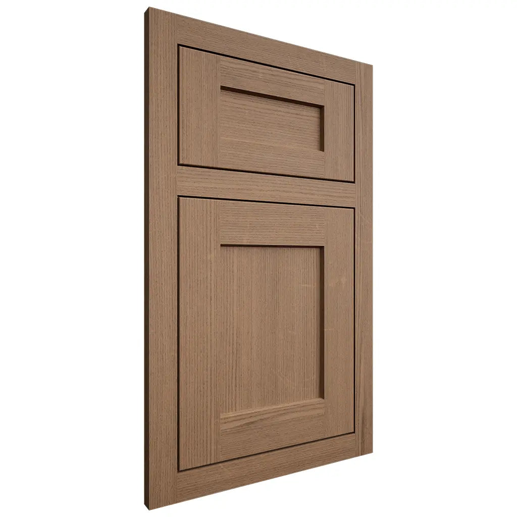 Shiloh Cabinetry Flush Inset Hanover White Oak Quarter Sawn Medium Door