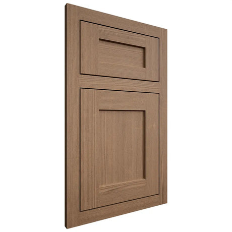 Shiloh Cabinetry Flush Inset Hanover White Oak Quarter Sawn Medium Door