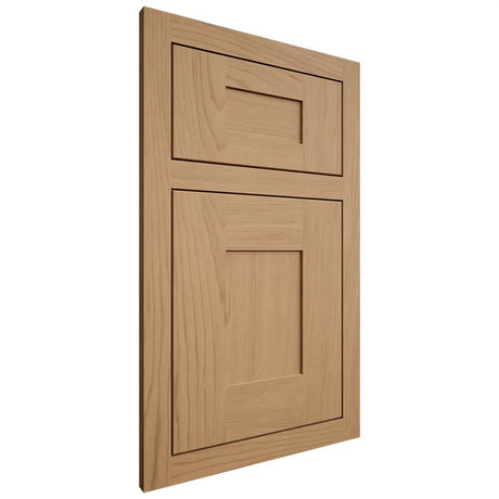 Shiloh Cabinetry Flush Inset Hartford Alder Plain Cut Natural Door
