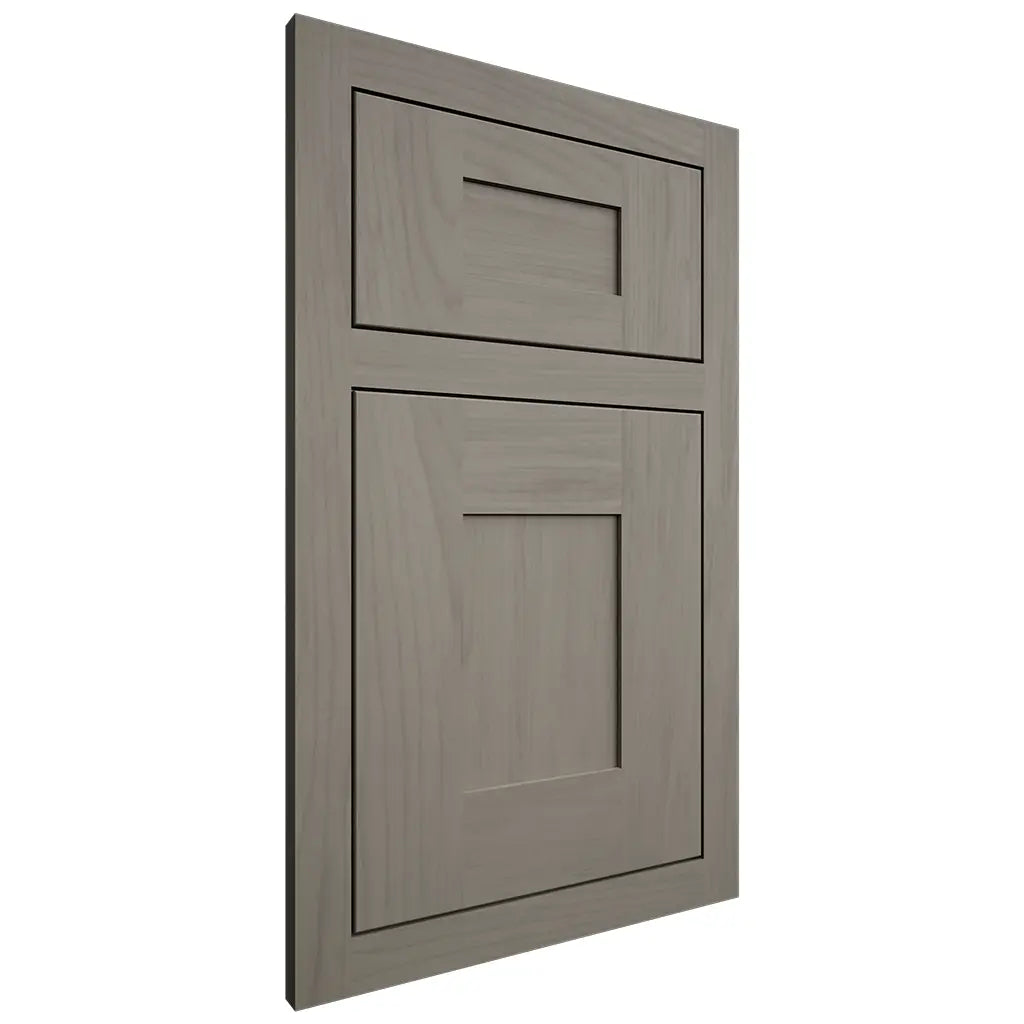 Shiloh Cabinetry Flush Inset Hartford Alder Plain Cut Thyme Door