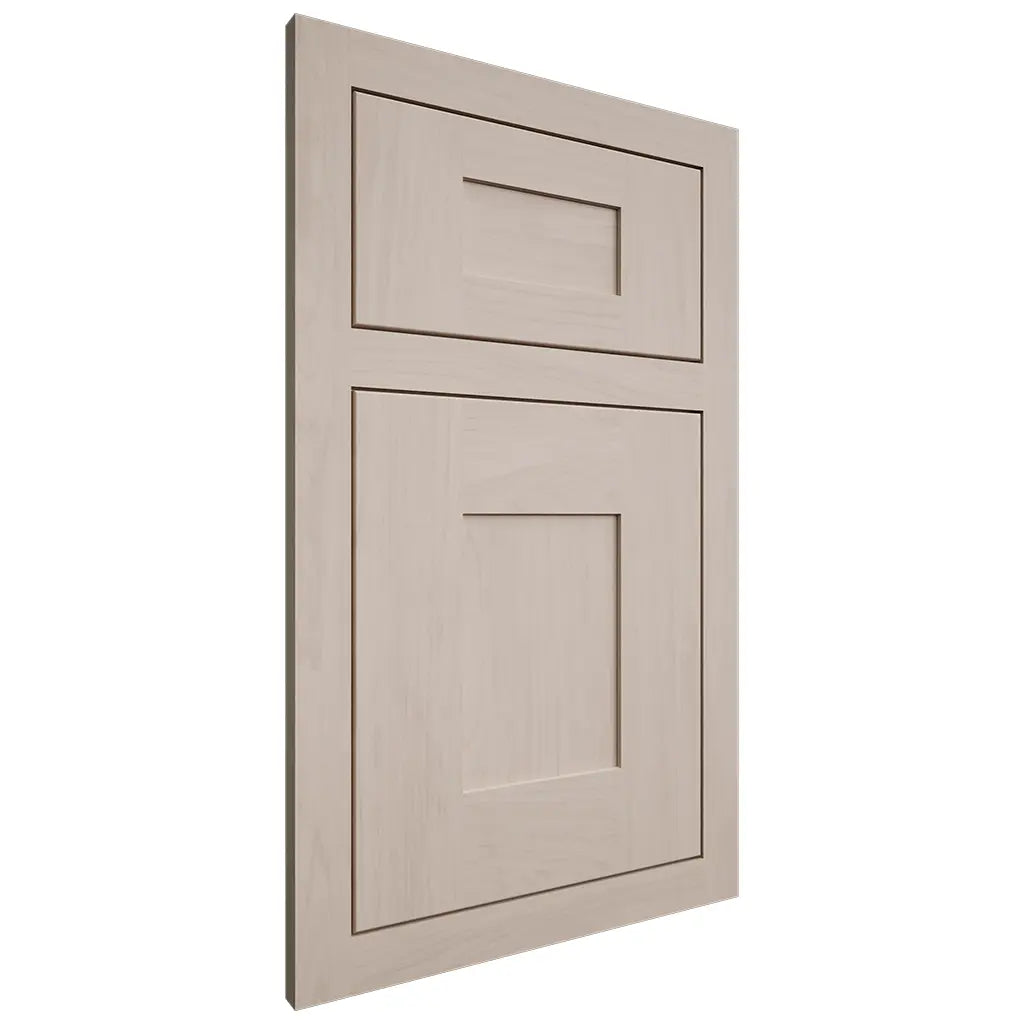 Shiloh Cabinetry Flush Inset Hartford Alder Plain Cut White Sands Door