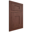 Shiloh Cabinetry Flush Inset Hartford Cherry Plain Cut Bourbon Door
